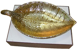 leaf platter elegant for gift diwali